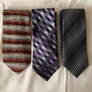 Three designer tie bundle